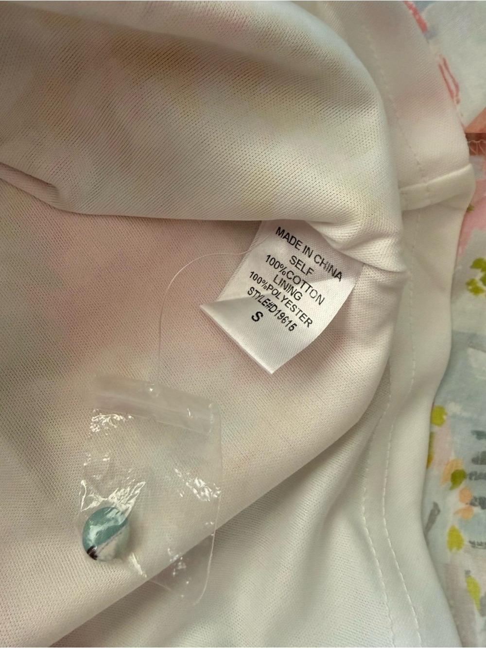 Shop The Mint Santorini Watercolor V-Neck Top Small - Picture 8 of 13